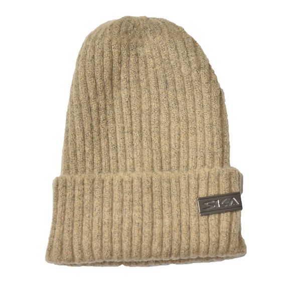 SKA Woolen Short Beanie - Brown