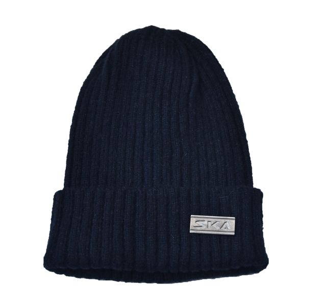SKA Woolen Short Beanie - Black