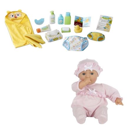 melissa and doug changing and bath time playset