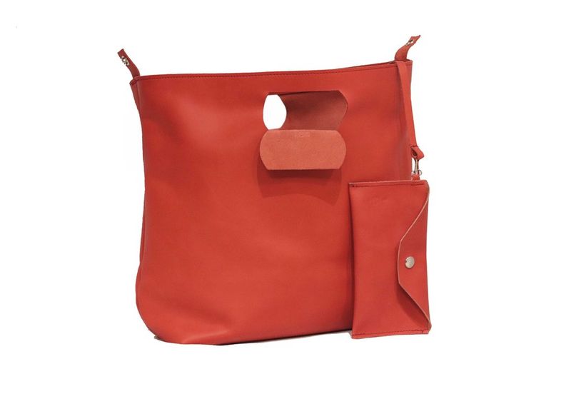 &amp;Seek WATEVR Genuine Leather Handbag - The Bigger Size with small pouch