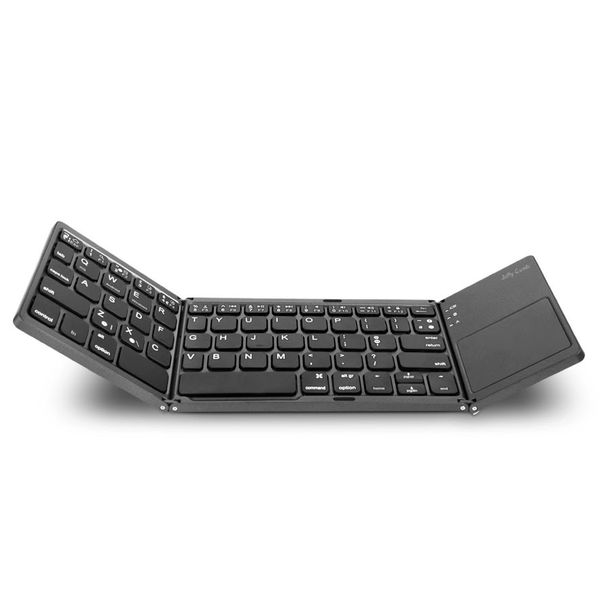 Foldable Bluetooth Keyboard with Touchpad - Grey