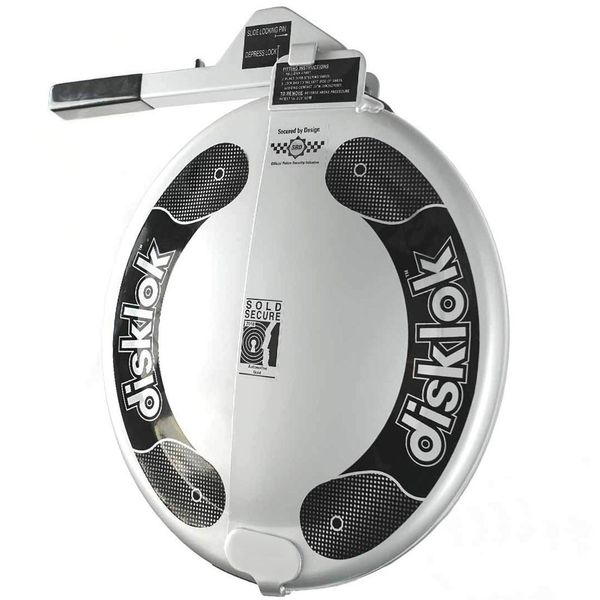 Disklok Steering Wheel Lock Large Silver
