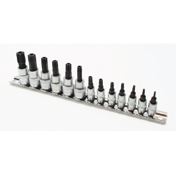 Ampro - 6 Piece 1/2" Dr. Spline Bit Socket Set (M6-M16) 100mm