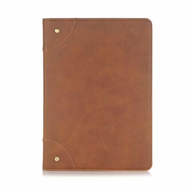 Faux Leather Flip Case for iPad (6th gen) 9.7" Brown