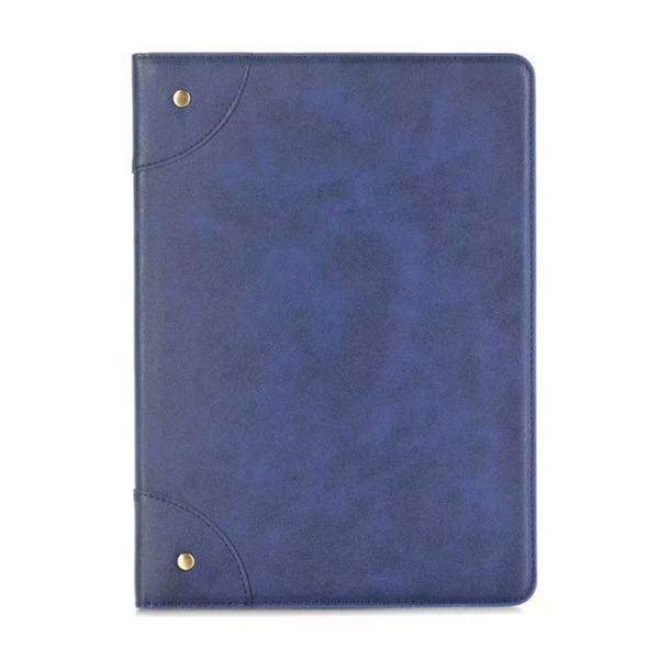 Faux Leather Flip Case for iPad (6th gen) 9.7" Navy