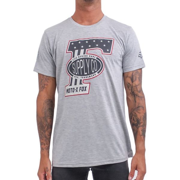 FOX Old Glory Short Sleeve Tee - Grey