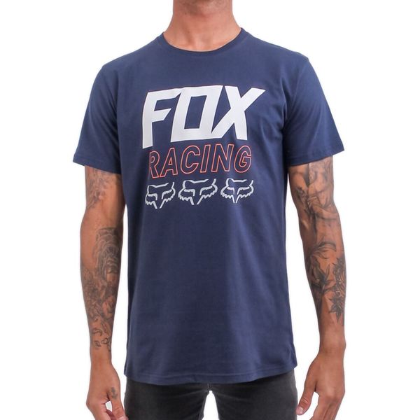 FOX Overdrive Short Sleeve Tee - Navy