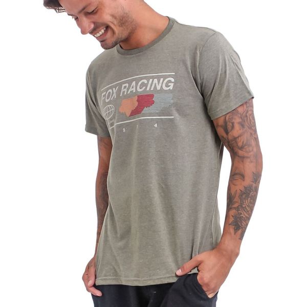 FOX Global Short Sleeve Tee - Khaki