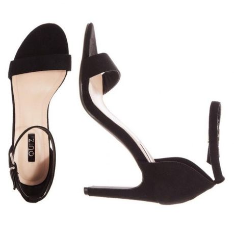 quiz black sandals