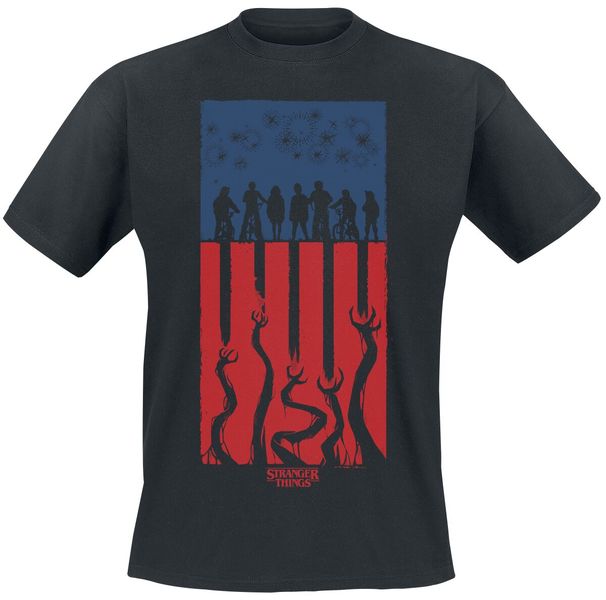 Rock T-Shirt Stranger Things - Flag