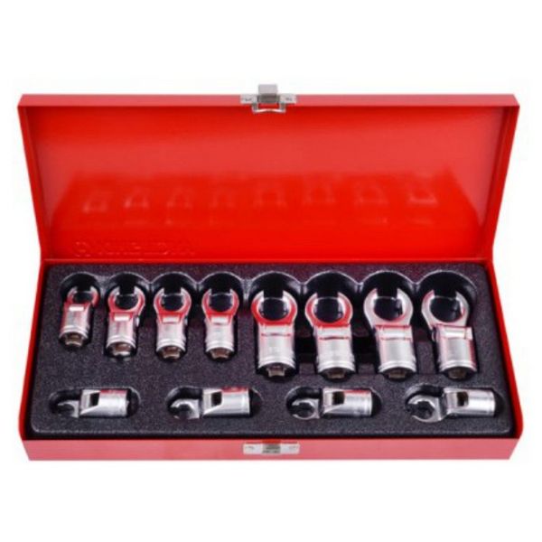 King Tony Crow Foot Flat Head Set 12Pc