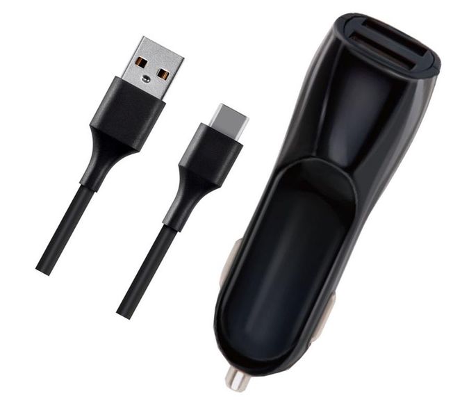 Muvit 2.4 Amp Car Charger with Type C Cable