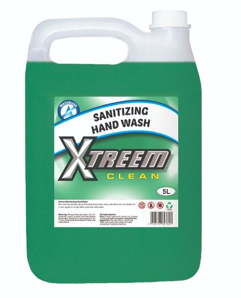 Xtreem Hand Sanitizer 5L - Waterless - Bulk Value Size