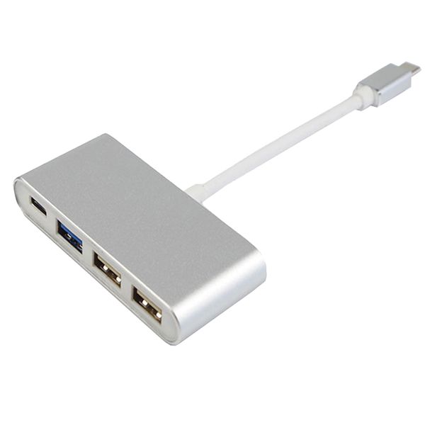 4 in 1 USB Type-C Docking Adapter With USB-C PD Charger