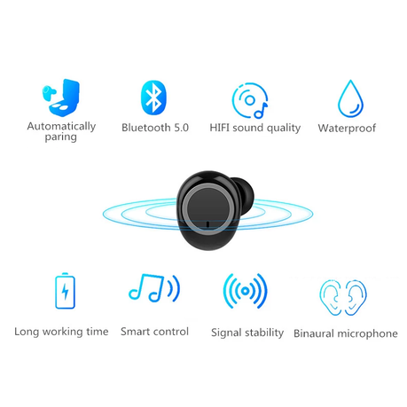 geek tech wireless earphones