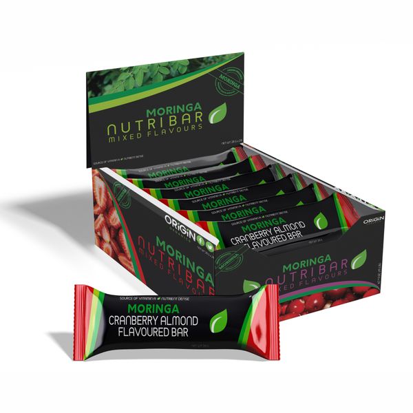 Moringa Nutribar 24's Cranberry Almond