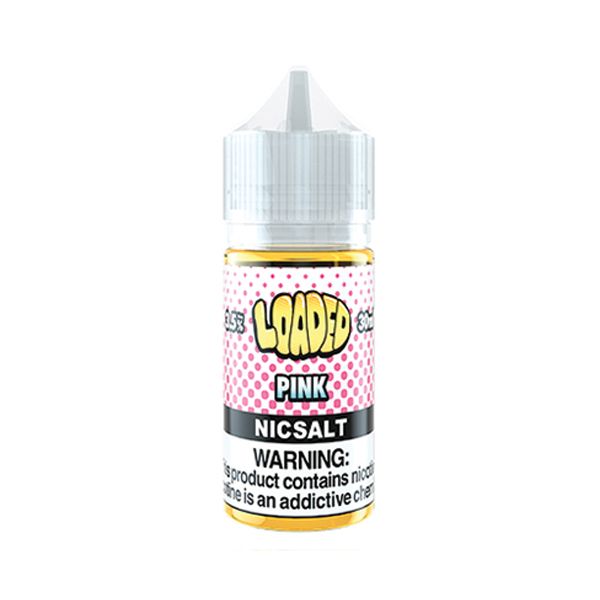 30ml Loaded Cotton Candy Pink Salt Nic E-Liquid - 50mg