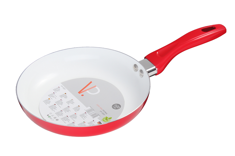Very Pan 20cm Aluminium Ceramic Coating Fry Pan - Red