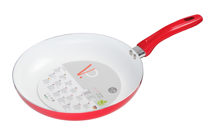 Very Pan 28cm Aluminium Ceramic Coating Fry Pan - Red