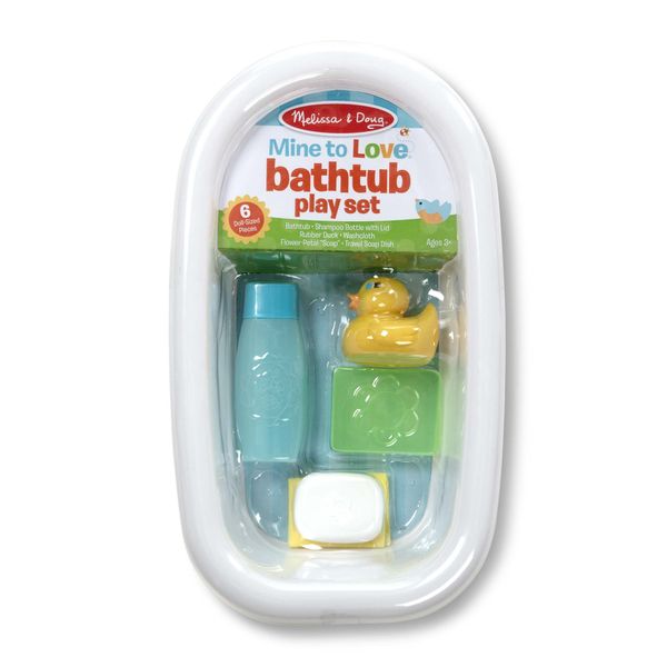 Melissa &amp; Doug Mine to Love Bathtub Play Set - White