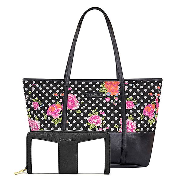 Cazabella Handbag and Purse Combo