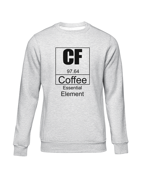 JuiceBubble Coffee Essential Element Sweater - Grey