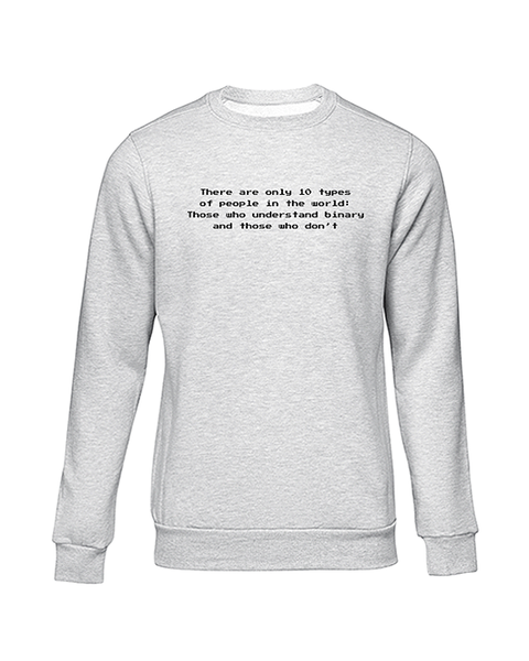 JuiceBubble 10 Types of People Sweater - Grey
