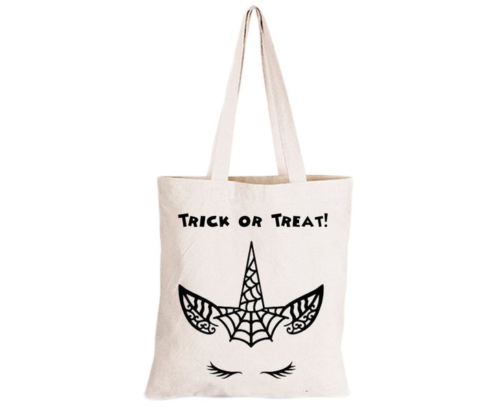 Spiderweb Unicorn - Eco-Cotton Natural Fibre Bag