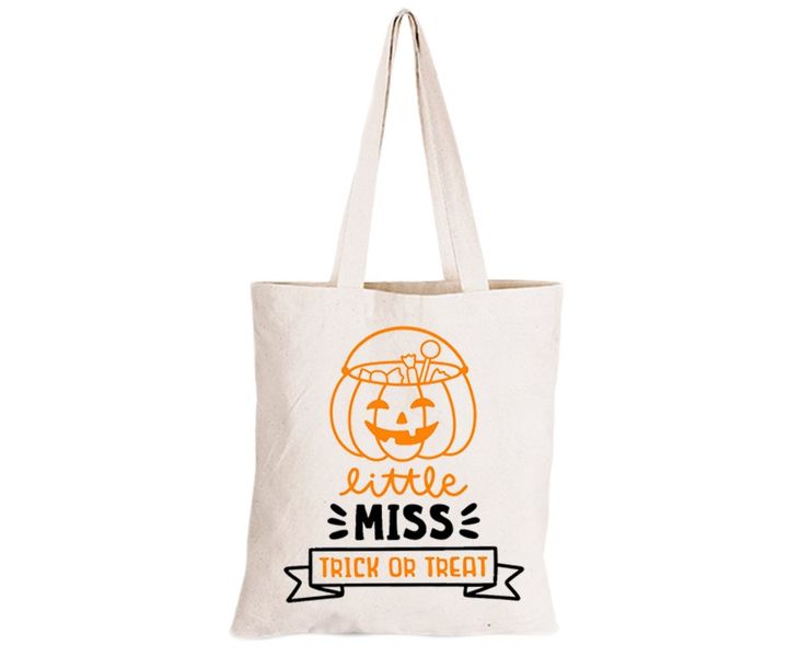 Little MISS Trick or Treat - Halloween - Eco-Cotton Trick or Treat Bag