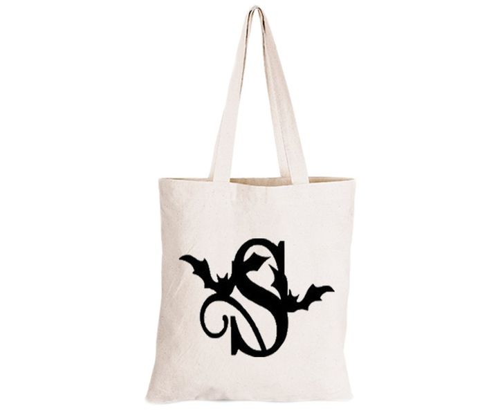 S - Halloween Spiderweb - Eco-Cotton Trick or Treat Bag
