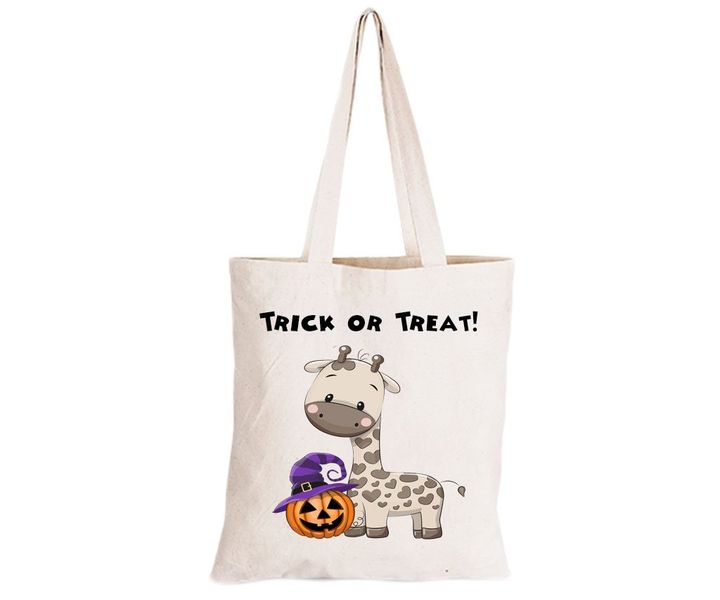 Halloween Giraffe - Eco-Cotton Trick or Treat Bag