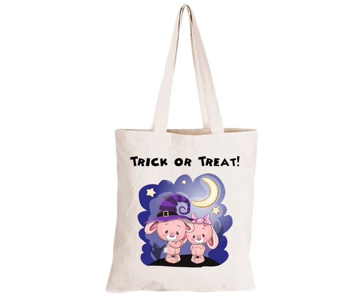 Halloween Bunnies - Eco-Cotton Trick or Treat Bag