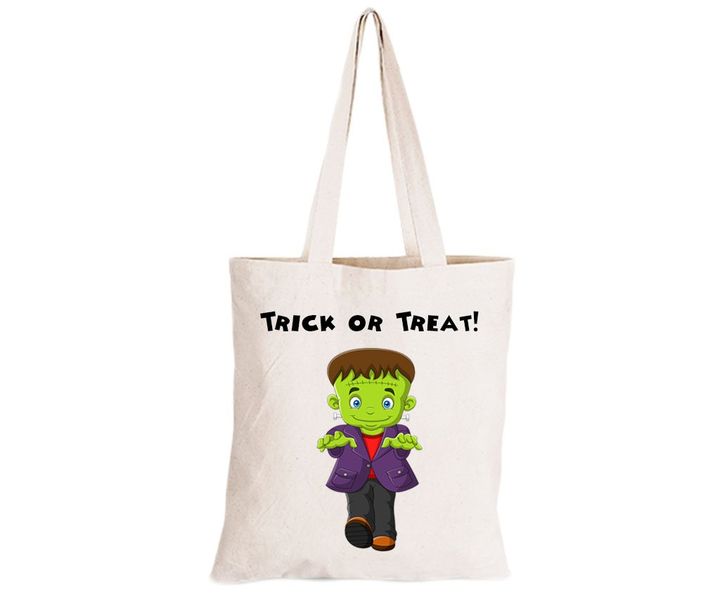Frankenstein Zombie - Eco-Cotton Trick or Treat Bag