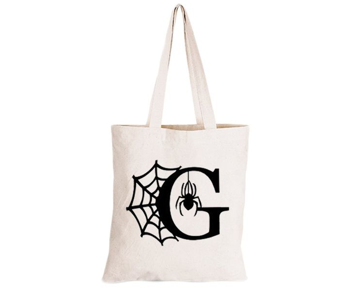 G - Halloween Spiderweb - Eco-Cotton Trick or Treat Bag