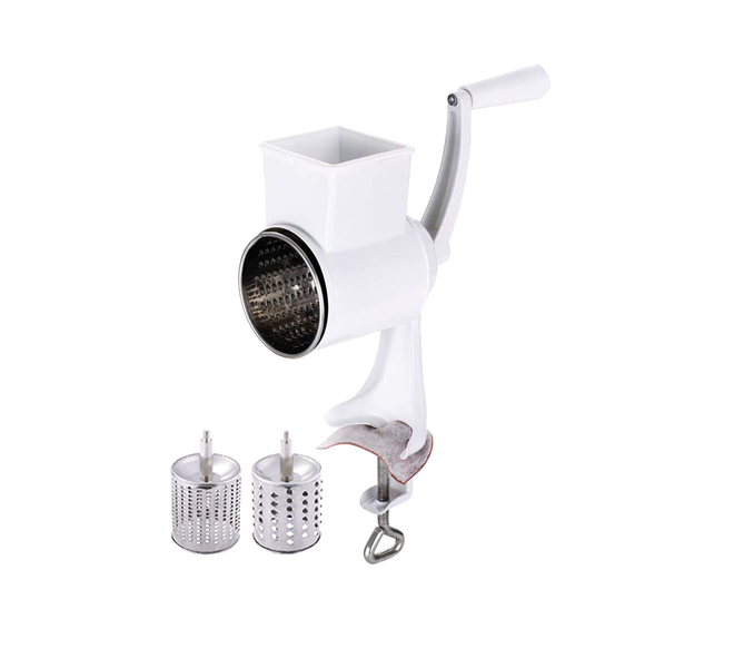 Blaumann 22cm Carbon Steel Nut Grinder &amp; Cheese Grater - White
