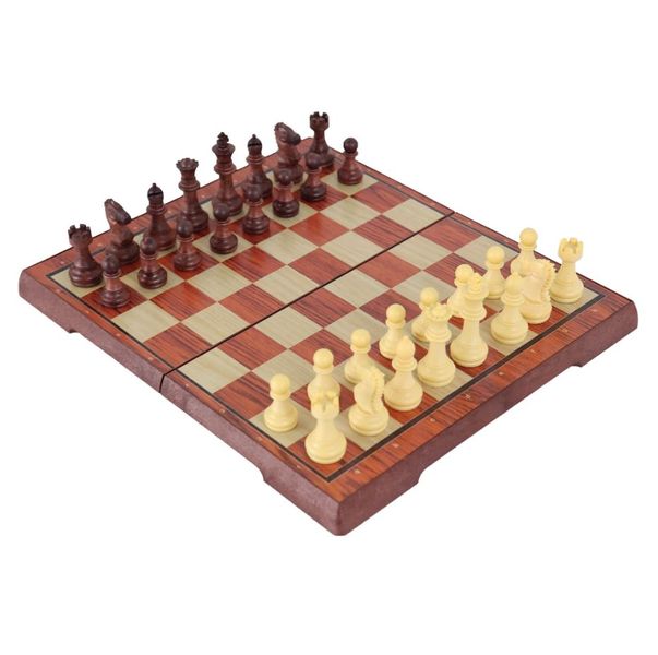 Chess / Wood-like Plastic Travel - 30cm