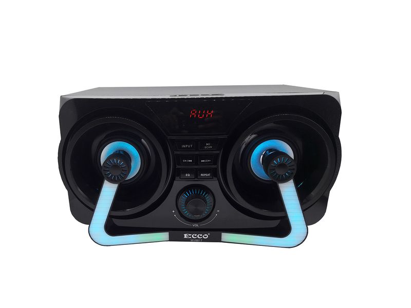 Ecco 2.1 Home Theatre Speaker Mp3/USB/SD/LED-MV8817-Black