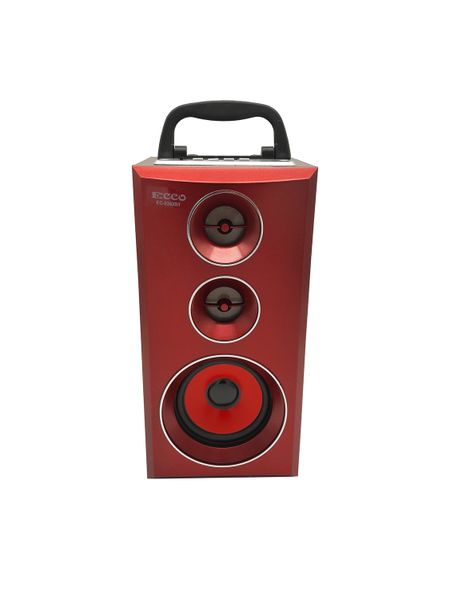 ECCO-EC2362BT//BLUETOOTH/FM/USB/SD/PORTABLE SPEAKER-Red