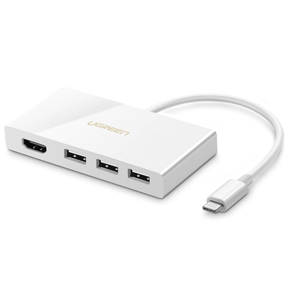 UGreen USBC 3.1 M to HDMI+USB3.0 AdapterWH Buy Online in South