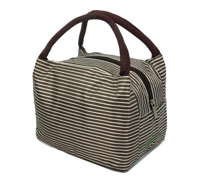 Charmza Cooler Bag - Brown &amp;White