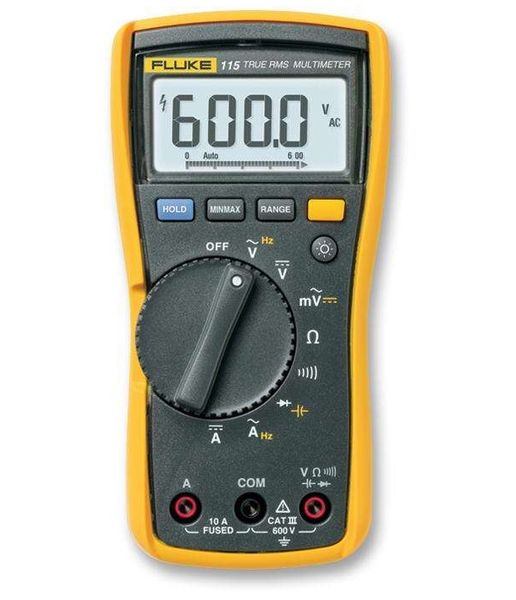 FLUKE 115 - Technicians Digital Multi-meter, True RMS, 6000 Count