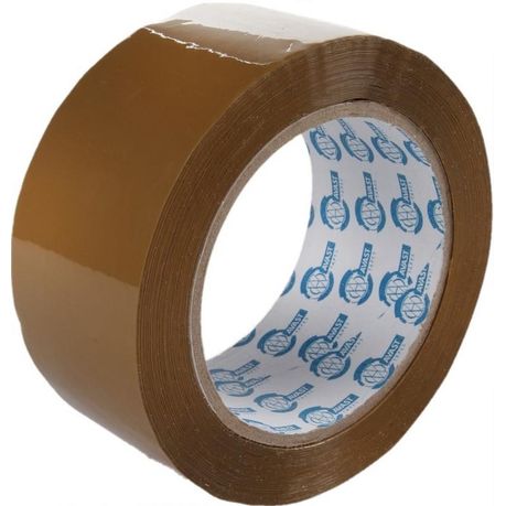 Packaging Tape Roll  50m Buff Packaging Tape