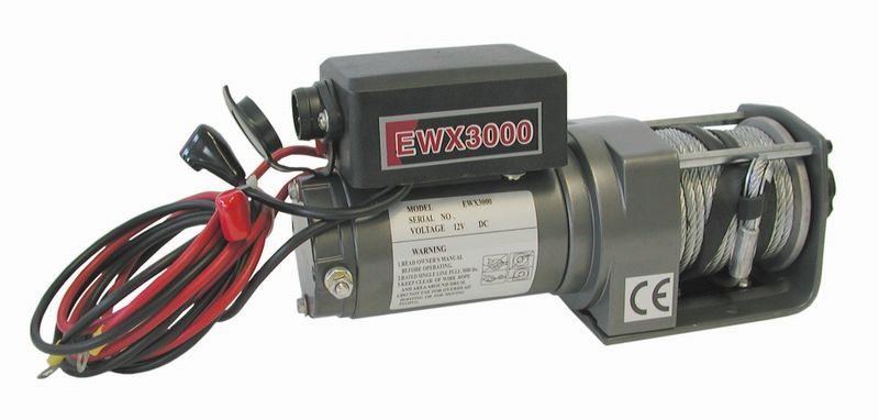 Runva 12 Volt 1360kg / 3000 Pound Winch with Solenoid