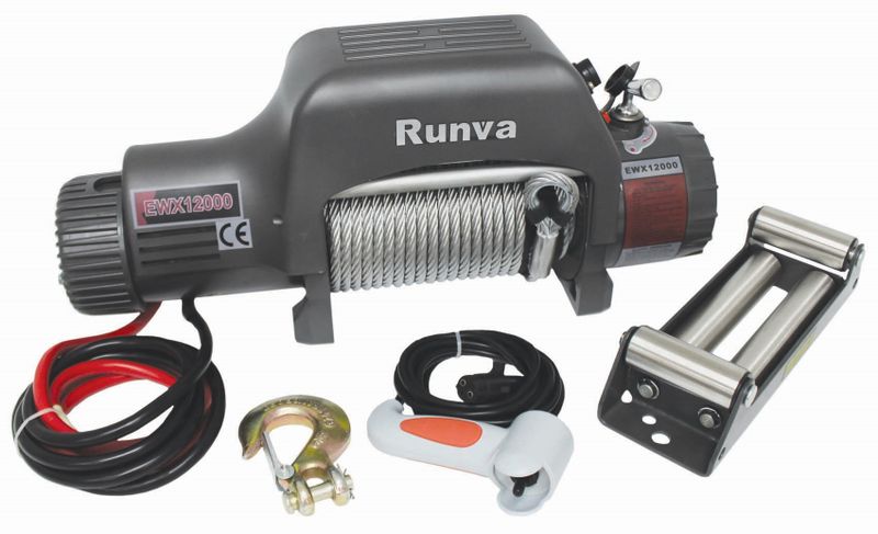 Runva 12 Volt Electric Winch 5400kg (12000 Pound) With Cable