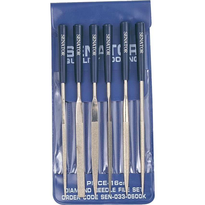 Diamond file set top