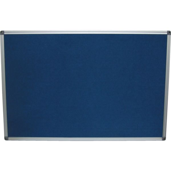Offis Felt Notice Board 1200X900Mm Red Aluminium Trim