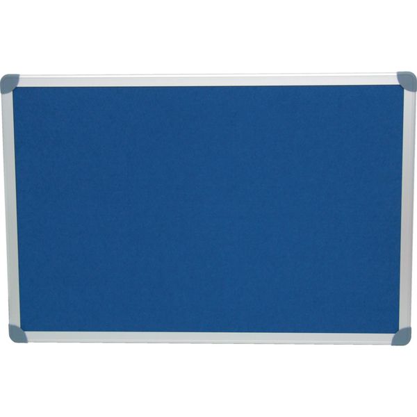 Offis Executive Felt Notice Board 1200X900M Blueal Trim