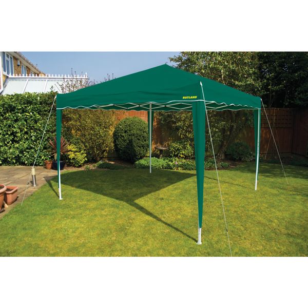 Rutland Pop Up Gazebo Work Shelter Inc.Wgt Bags Wind Bar