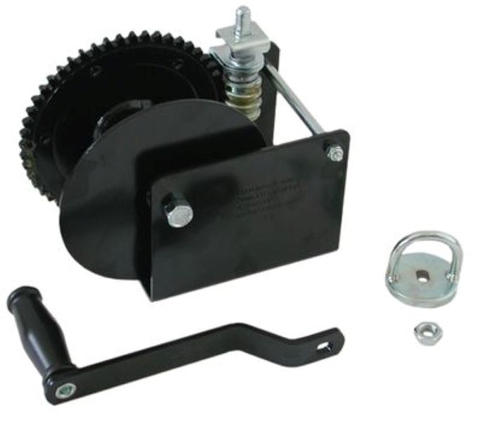 Worm Gear Hand Winch - 680kg (1500 Pound) Capacity