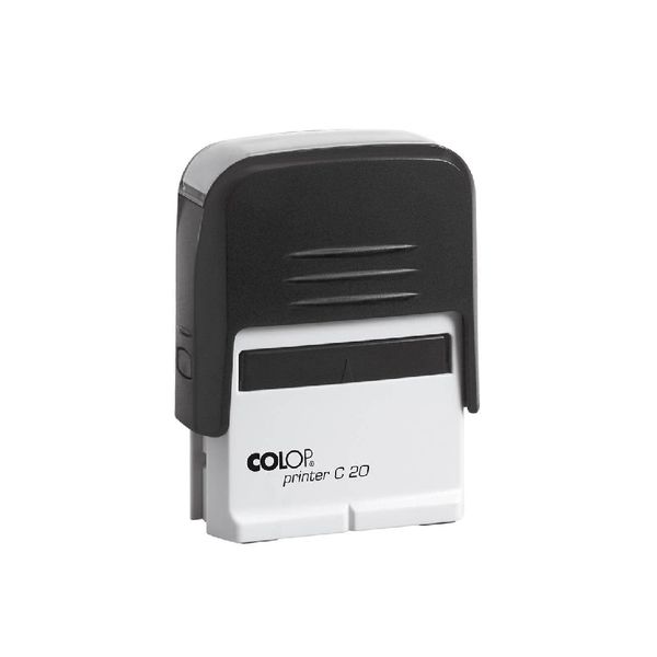 Colop C20 Self Inking Rubber Stamp - By Hand - Black Ink